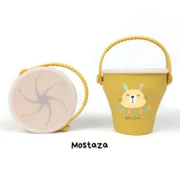Porta Snack Portable De Fruta Y Comida Sellado Mostaza