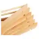 Ganchos De Madera Para Colgar Ropa X 24 Unidades