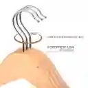 Ganchos De Madera Para Colgar Ropa X 24 Unidades