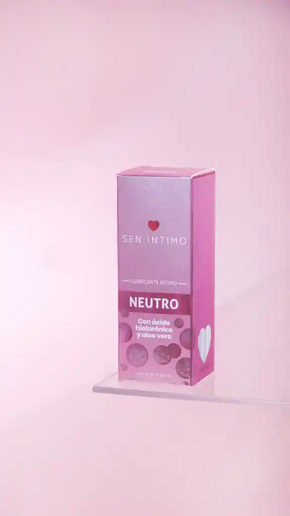 Lubricante Neutro Con Ácido Hialurónico Y Aloe Vera X 55 Ml Sen Intimo