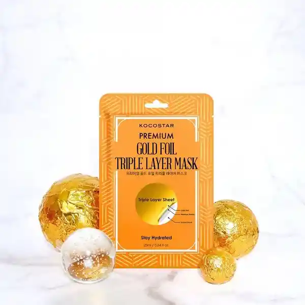 Mascarilla Kocostar Facial Premium Gold
