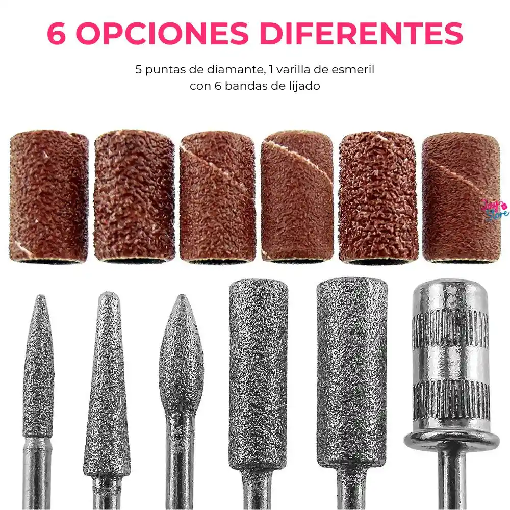 Pulidor De Uñas Eléctrico Removedor Acrílico Manicure Lima
