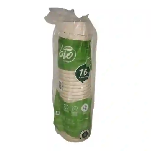 Vaso 16 Onz De Carton Bioform X 25und