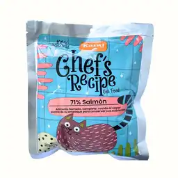 Alimento Completo Húmedo Chefs Recipe Salmón Kanu Pet Para Gatos