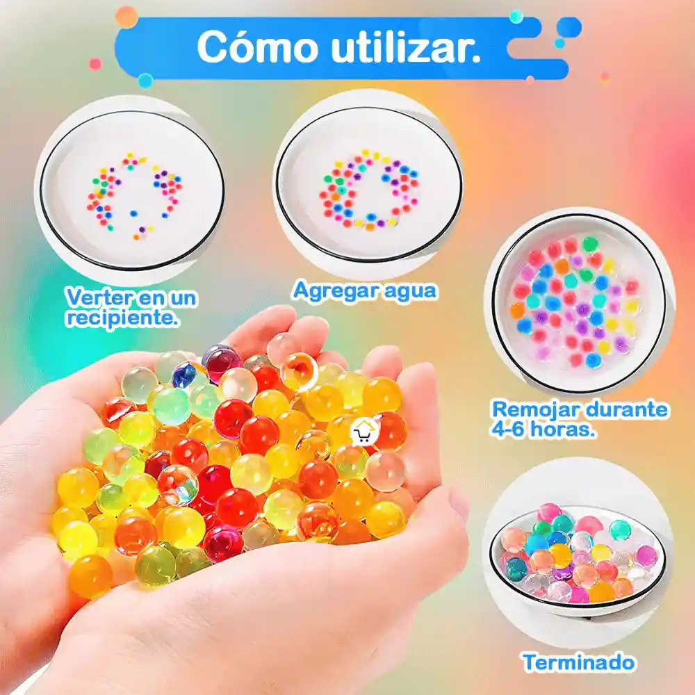 Bolsa Paquete De Bolas Para Pistola De Hidrogel