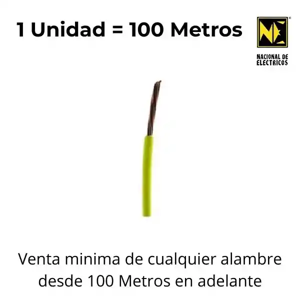 Cable Thhn-2 Tc 7h Cobre 12 Amarillo - Centelsa