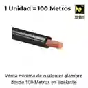 Cable Thhn-2 Tc 7h Cobre 6 Negro - Centelsa