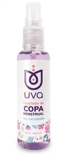 Limpiador De Copa Menstrual Uva, Por 60ml