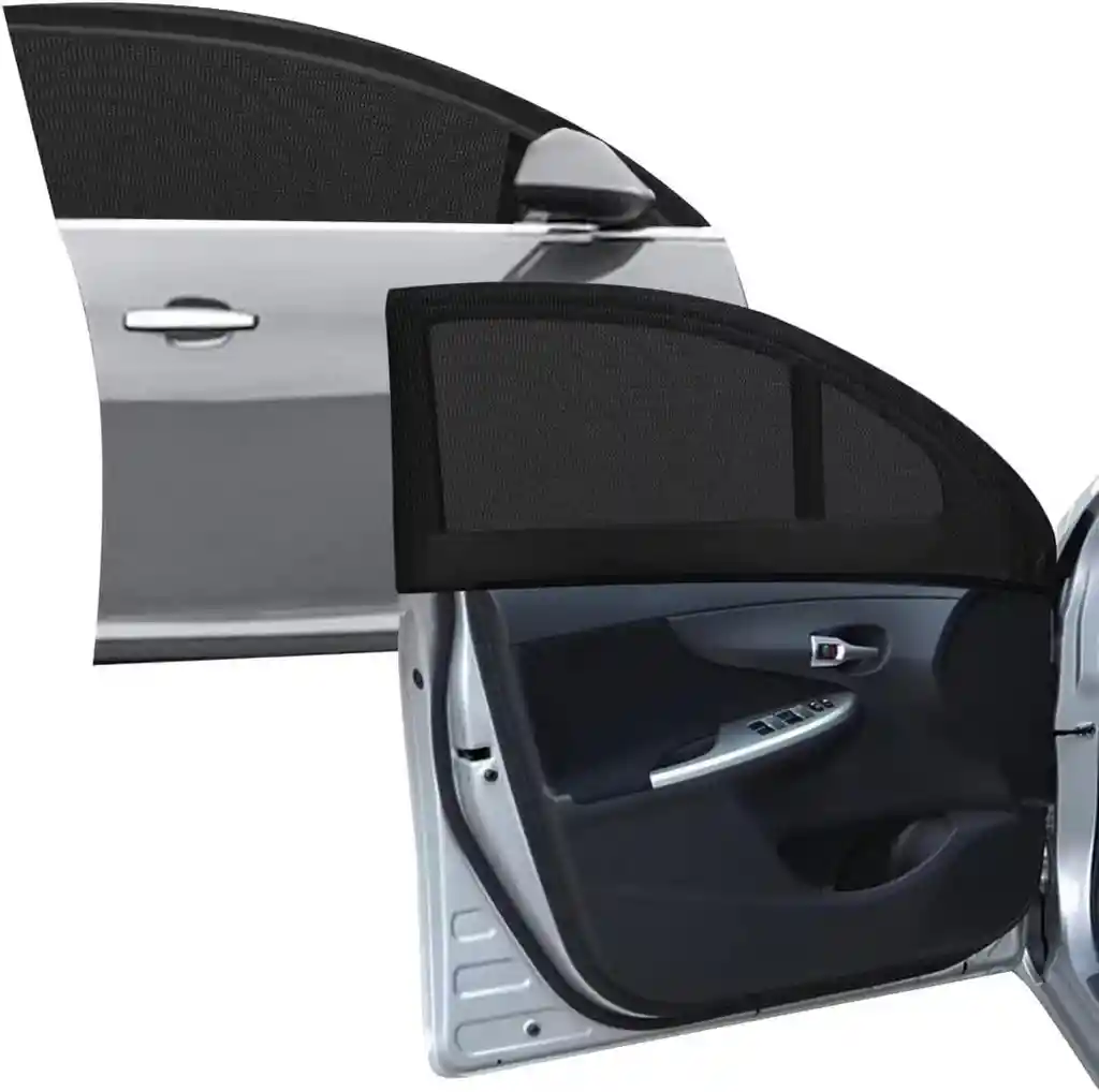 Setx2 Parasol Ventana Delantera Carro Cortina Protector Sol