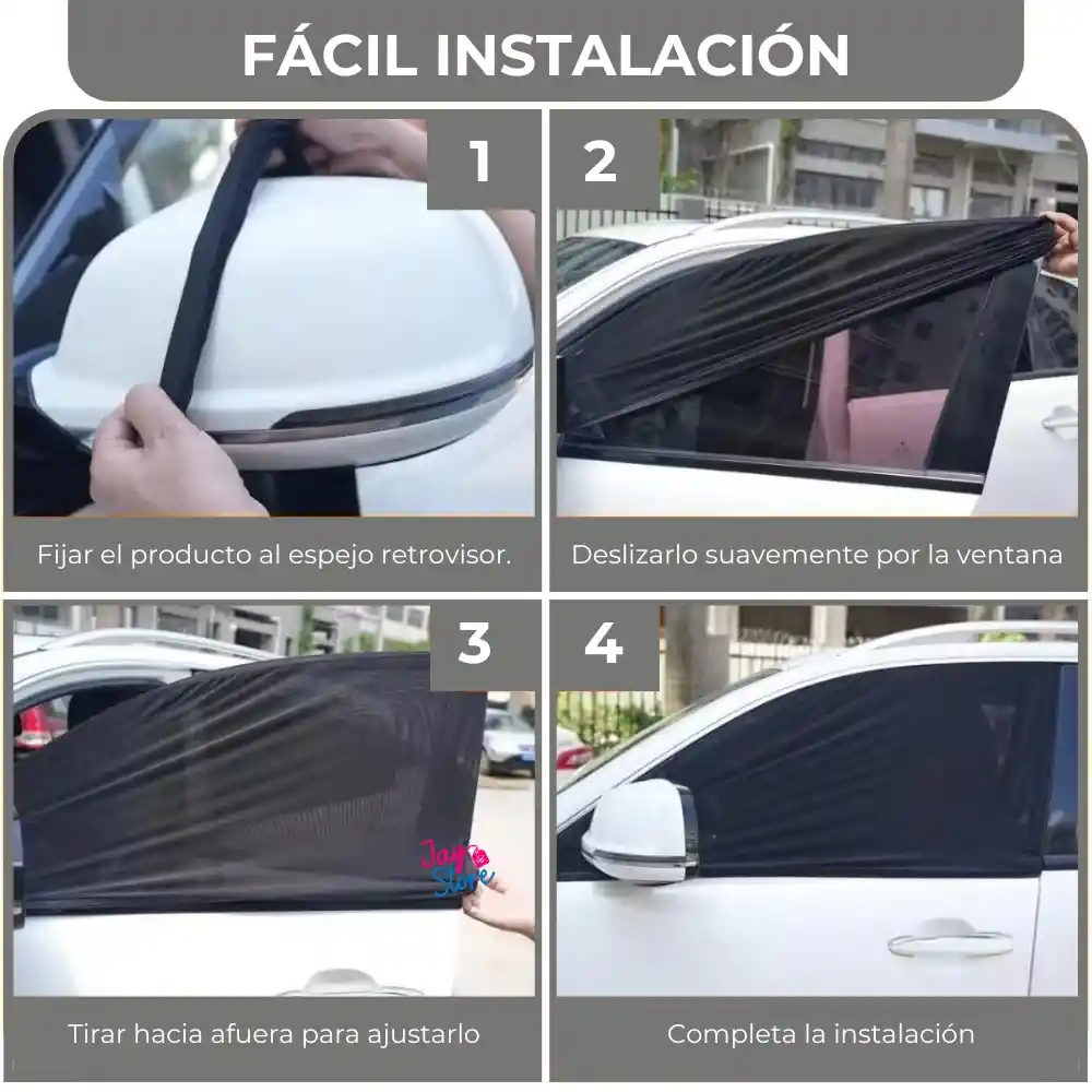 Setx2 Parasol Ventana Delantera Carro Cortina Protector Sol