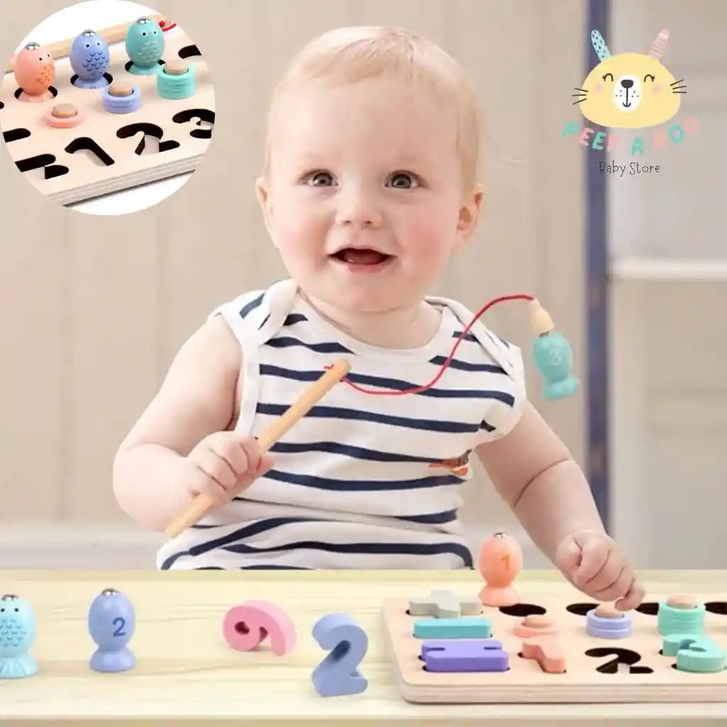 Pesca De Aprendizaje Montessori Para Bebe Nuevo