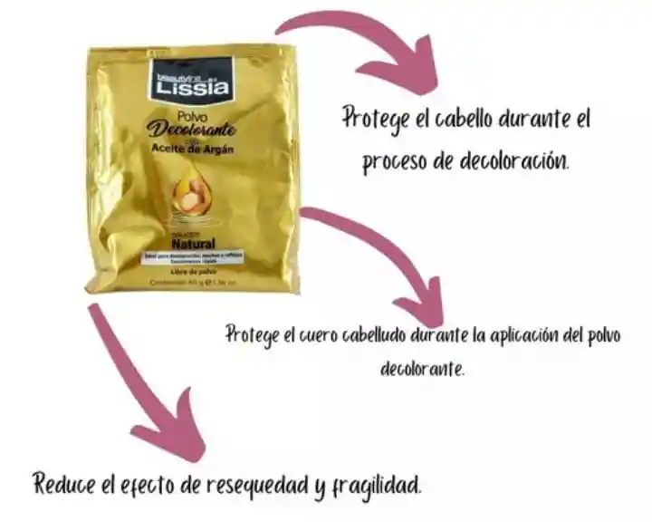 Polvo Decolorante Con Acei8te De Argan