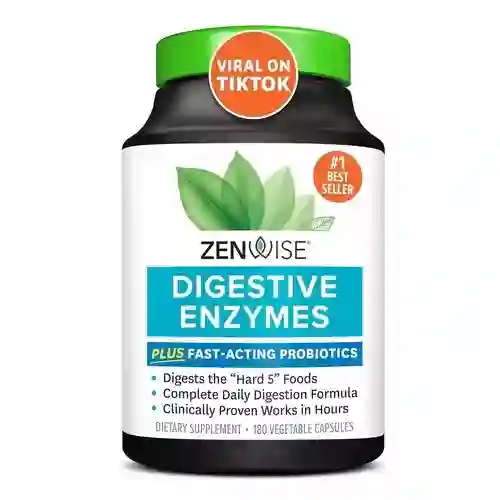 Prebióticos Y Probióticos Enzymes 180 Capsulas