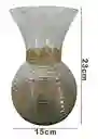 Florero Jarrón De Vidrio (corona Ii)