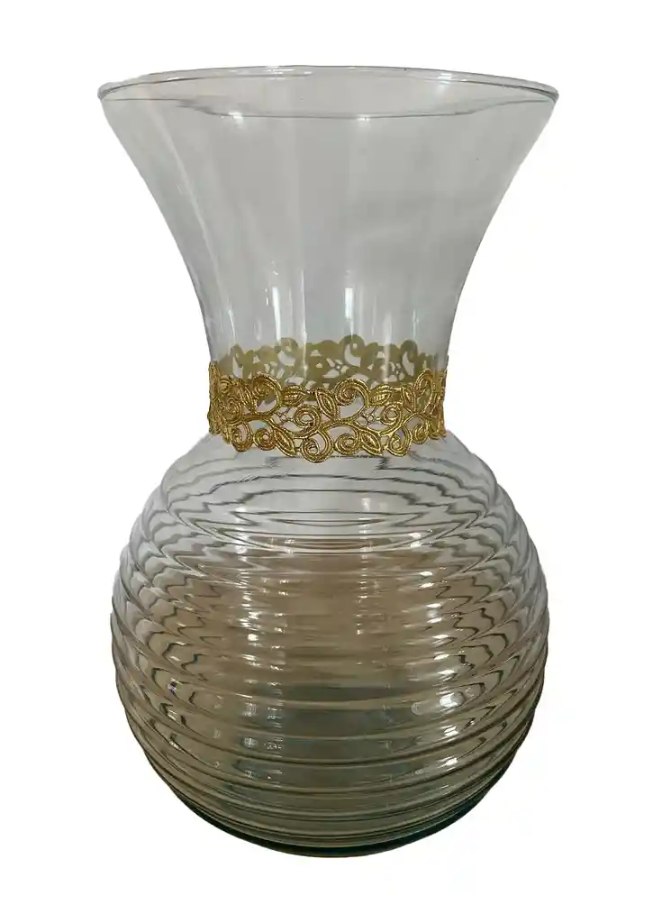 Florero Jarrón De Vidrio (corona Ii)