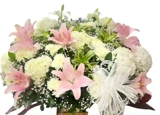 Flores Rosadas En Ramo