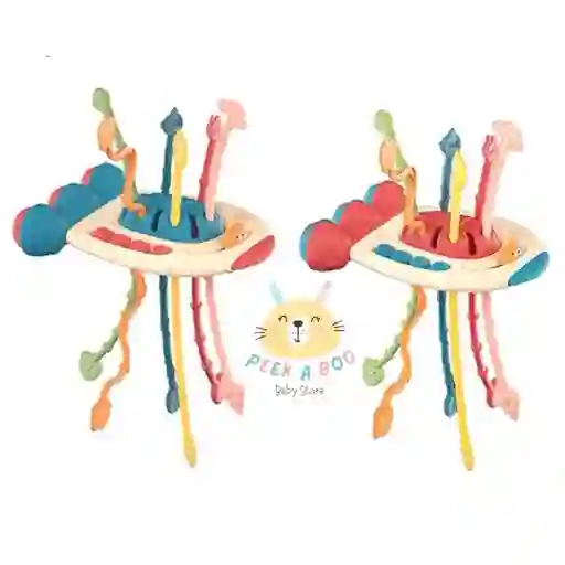 Juguete Cohete Sensorial Montessori Para Bebés