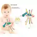 Juguete Cohete Sensorial Montessori Para Bebés Rojo