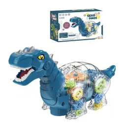 Dinosaurio Engranajes Luces Sonido 360 Giratorio