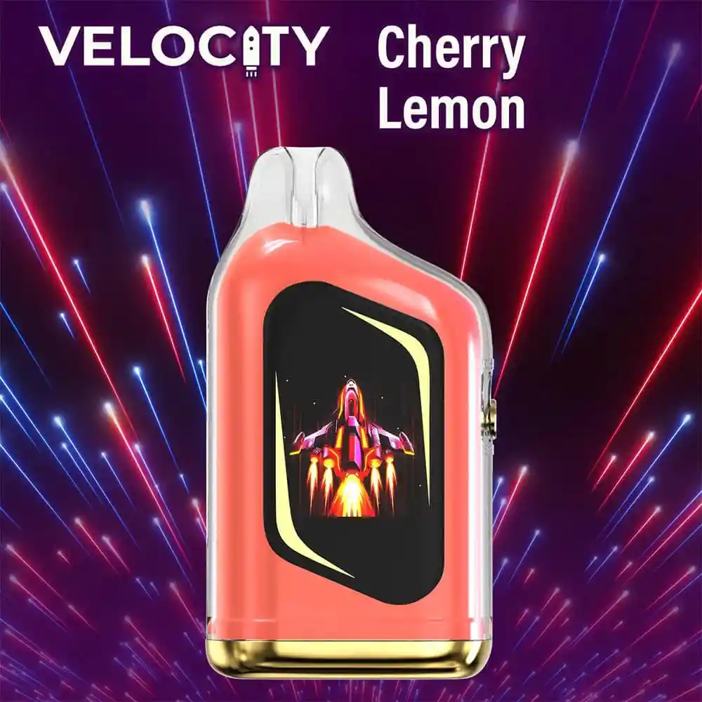 Vape Desechable Velocity 25.000 Puffs Cherry Lemon 5% Nic.