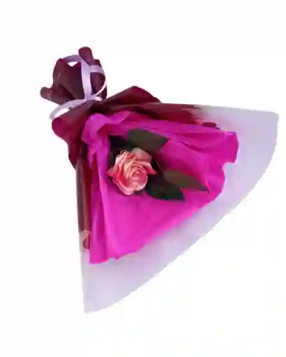 Rosa Solitaria Eterna Unicornio