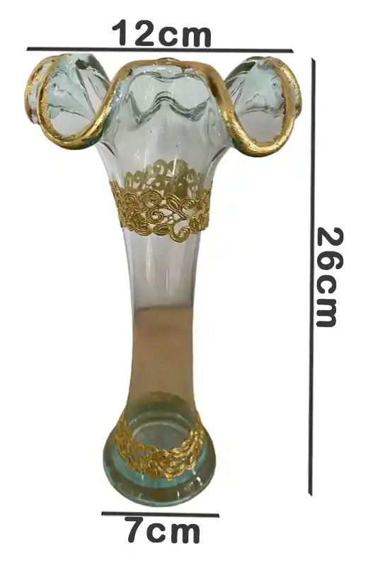 2 Floreros De Cristal (luanda)