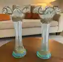 2 Floreros De Cristal (luanda)