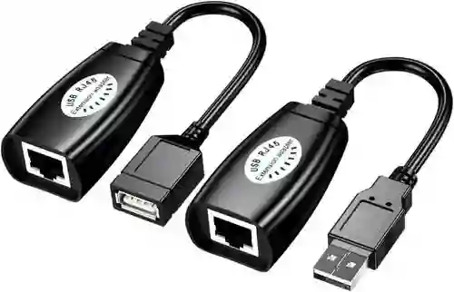 Adaptador Convertidor Extensión Usb Por Cable Rj45