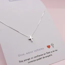 Collar Cruz Plata