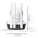 Cámara De Seguridad Wifi 3 Antenas 360° Visión Nocturna 1080p