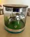 Adorno Elefante Decorativo En Vaso De Cristal 2