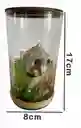 Adorno De Perro En Frasco De Cristal (schnauzer)
