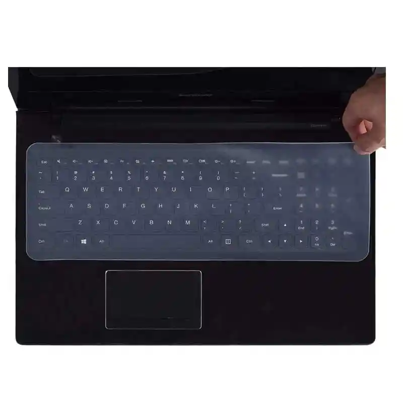 Protector De Teclado Portátil En Silicona Tamaño 15 Pulgadas