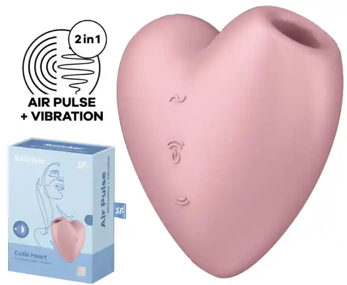 Satisfyer Cutie Heart Rosado