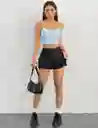 Crop Top Celeste