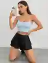 Crop Top Celeste