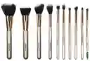 Set De Brochas Golden Glam Collection X10und