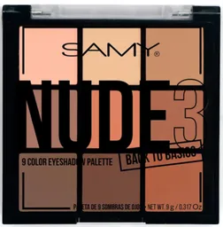 Samy Paleta X9 Sombras De Ojos Nude 3