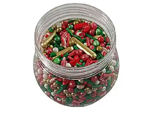 Sprinkles Grageas Navidad Bastón Dorado - X125grs