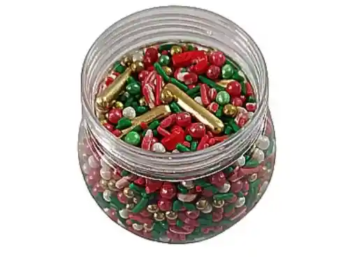 Sprinkles Grageas Navidad Bastón Dorado - X125grs