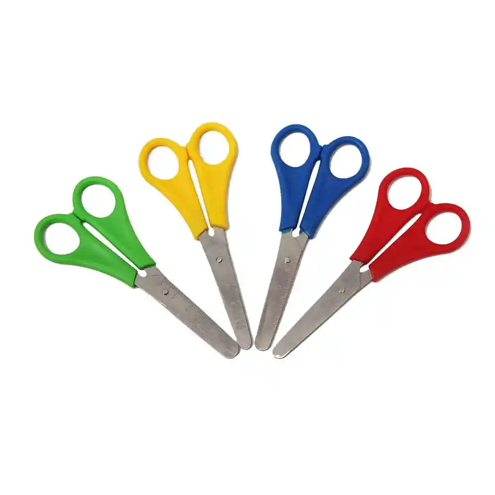 Tijera Punta Roma Marca Gigo Colores Surtidos