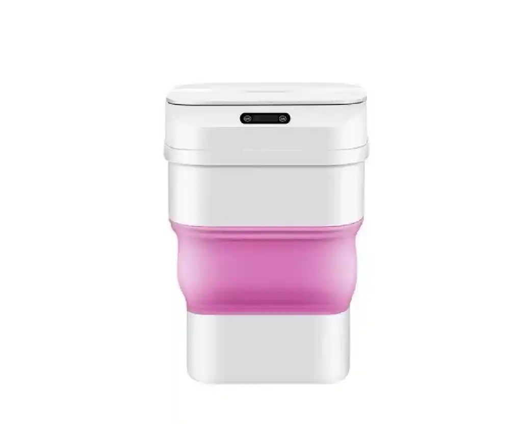 Bote De Basura Inteligente Plegable Con Sensor De Movimiento