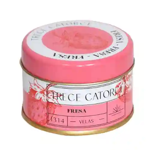 Vela Aroma Fresa Trece-catorce X105gr
