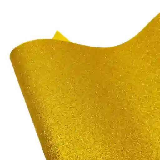 Foamy Pliego Escarchado Dorado