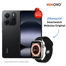 Celular Xiaomi Note 14 128gb 6 Ram + Obsequio Reloj Smartwatch Mobulaa