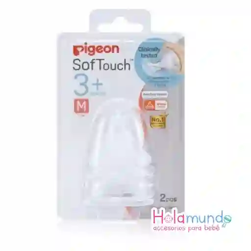Chupo Repuesto Pigeon Softouch X 2 Unidades-m