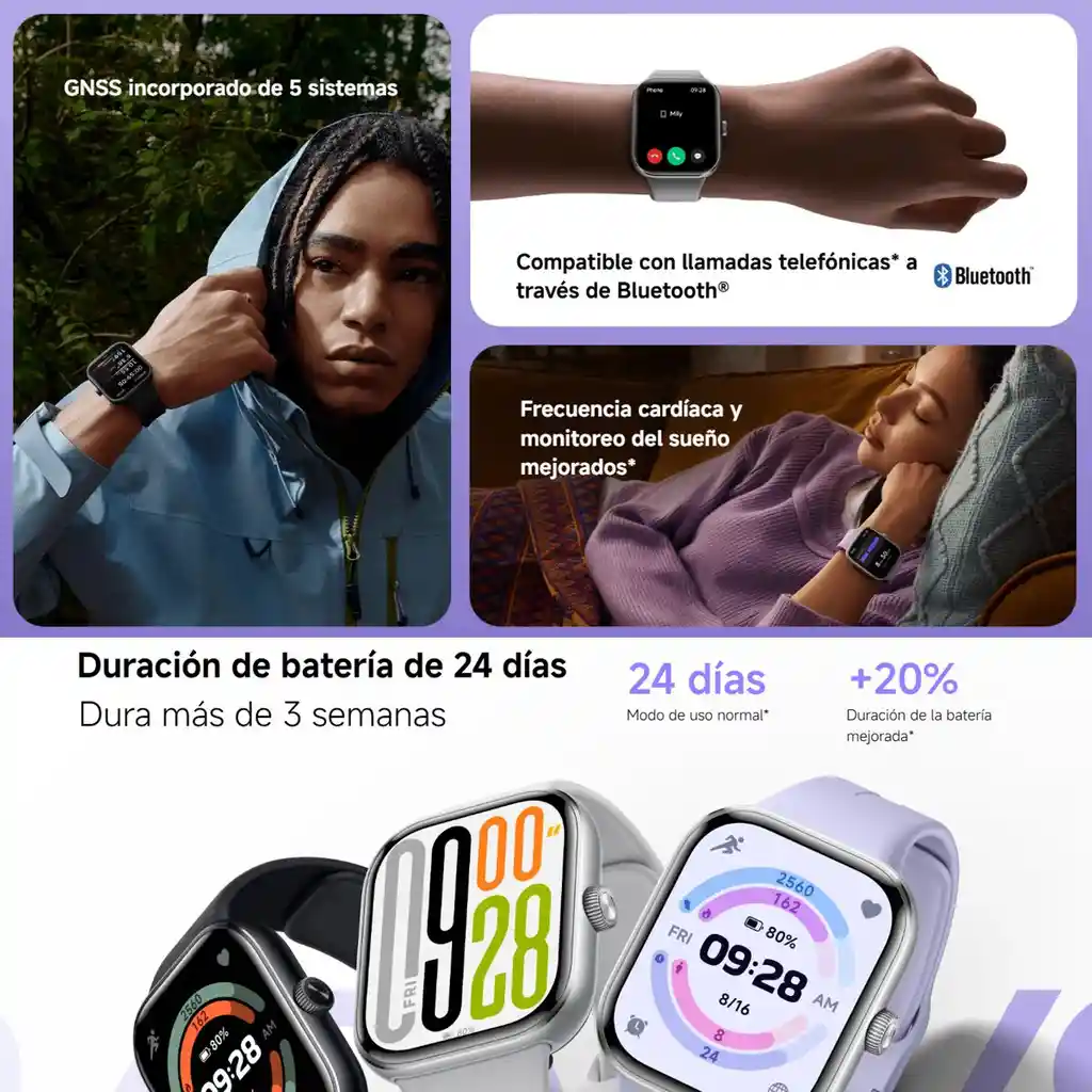 Xiaomi Redmi Watch 5 Smartwatch Llamadas Bt 5atm Gnss Blk