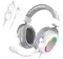 Auricular Fifine H6 Audifonos White Color Blanco Luz Rgb