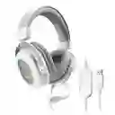 Auricular Fifine H6 Audifonos White Color Blanco Luz Rgb