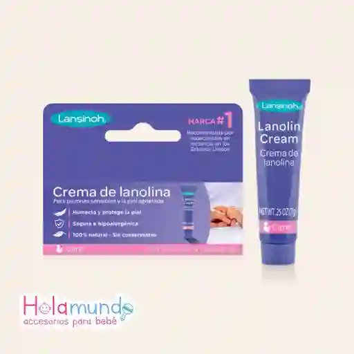 Crema De Lanolina 7 Gr Protectora De Pezón En Lactancia